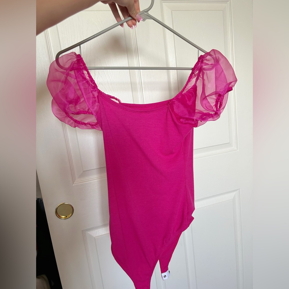 Cute pink bodysuit- this item has been used one time